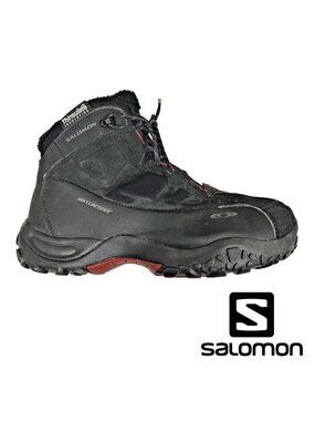 Salomon Avo W+ Thinsulate™ Waterproof Womans Winter Boots Size 7 Lace Up
